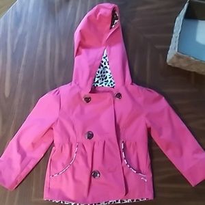 3t pink girl coat